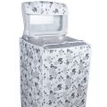 Classic® LG Top Load Washing Machine Cover Suitable For 6 kg, 6.2 Kg, 6.5 Kg, 7 Kg (56cms X 56cms X 85cms) Half White & Grey. 