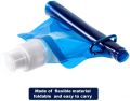Collapsible Water Bottle Reusable Drinking Water Bottle with Clip for Biking, Hiking Travel, 6 Colors. 