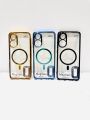 Oppo A58 Back Cover -Luxury Soft Case -MAG Safe Design - Oppo A58 Back Cover. 