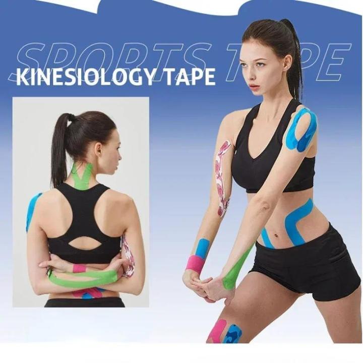 Kinesiology%20Tape%20Athletic%20Recovery%20Elastic%20Tape%20Elbow%20Knee%20pad%20Muscle%20Pain%20Relief%20Support%20for%20Gym%20Fitness%20Bandage%20Chest%20patch%20-%20Image%202