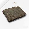 Slim mini small card holder wallet for men branded Stylish bifold money ATM Wallets for men boys girls | Coffee Brown Grey. 