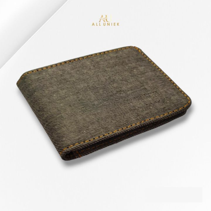 Slim mini small card holder wallet for men branded Stylish bifold money ATM Wallets for men boys girls | Coffee Brown Grey