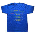 Funny Programmer T Shirt JavaScript Coding Computer Code Geek Gift Short Sleeve 100% Cotton Unisex O-Neck Casual T-shirt EU Size. 