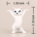 Dance Cat Wireless Headphone Stand Pen Holder Headset Holder for AirPods 1&2 and Pro Desktop Display. 