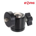 Energy - ENRG 360 Mini Ball Head Metal Mount Adjustable for Tripod Monopod Stand Black. 