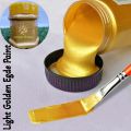 Roohan Trading - Edge Paint Light Golden - Metallic Waterproof Permanent Golden, Canvas, Metal, Wood, Plastic, Fabric Acrylic Paint. 