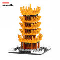 Lego Tower Building Blocks Yellow Crane Tower 322pcs Concentration Creative Play Learning For Kids Traditional Architecture Series by SZASELLS. 
