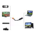 Portable USB 2.0 Video Audio TV Capture Card Adapter VHS To DVD PC HDD Capture Converter. 