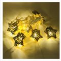 Muslim Moon Star Light String Eid Mubarak Decoration Islamic Al Adha Supplies Hari Raya Fairy String Light. 
