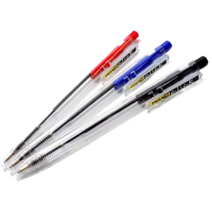 PIANO%20Click%20Sky%20Ball%20Pen%20%E2%80%93%20Smooth%20Writing%20Retractable%20Pens%20%7C%20Pack%20of%2010%20(Blue,%20Black,%20Red)%20-%20Image%203