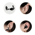 1pair Anti Noise Silicone Earplugs Swimming Ear Plugs Isolation Interference For Work Sleeping Surf Soft Comfort Ear Protector. 