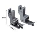 【HOT】 2PCS NR-31S NL-31S Right Left Stitch In Ditch Guide Presser Foot For Pack Waist Hidden Industrial Lockstitch Sewing Accessories. 