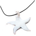 Set Starfish Lampwork Glass Necklace Pendant Earrings HOT. 