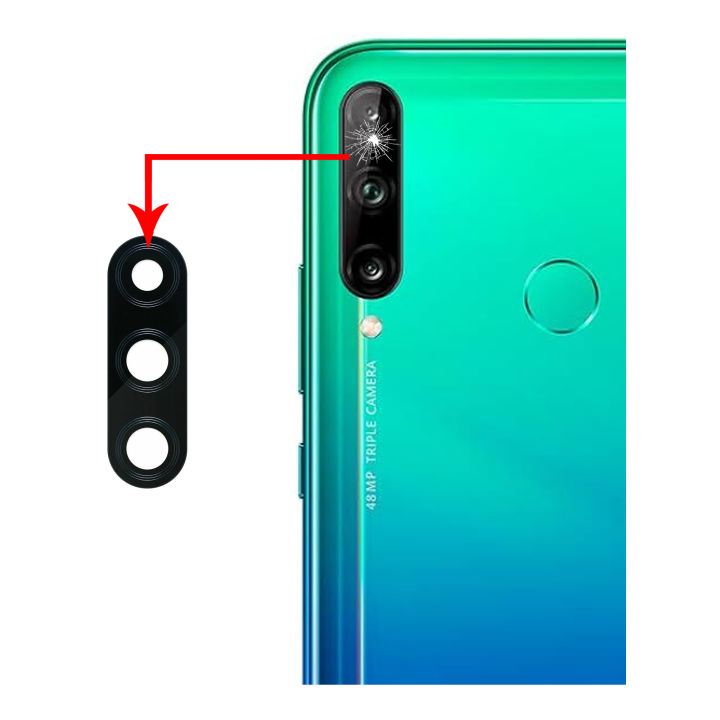 Eonpam 2 Pezzi Vetro Fotocamera per Huawei Mate 20 X Lente Posteriore Ricambio HD Original Camera Glass con Kit di Riparazione