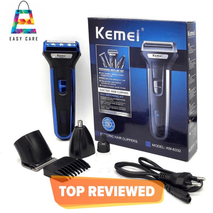 Professional%20KM-1407%20Kemei%203%20In%201%20Electric%20Rechargeable%20Hair%20Shaver,%20Trimmer%20For%20Men%20-%20Black%20-%20Image%208