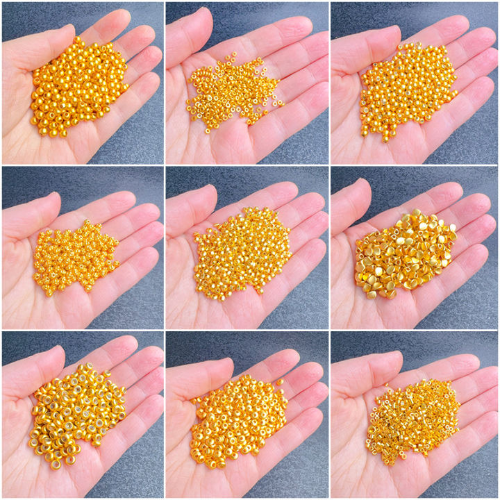 Positioning Bead Vietnamese sand gold beads positioning beads flying saucer beads ...