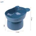 Raised Cat Bowl Elevated Cat Food Bowl Durable Stable Lightweight Pet Feeding Dish Kitten Water Bowl. 