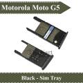 Motorola Moto G5 SIM Tray Sim Jacket Sim Slot Sim Door For Motorola Moto G5 - Black. 