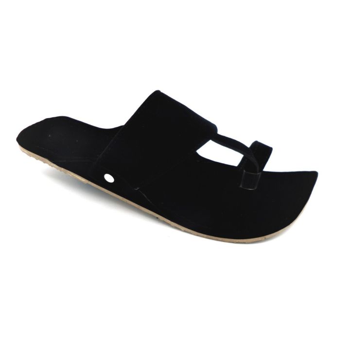 Shaheen%20Black%20Velvet%20kolapuri%20chappal%20for%20Men%20GKP111%20-%20Image%202