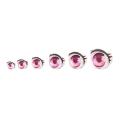 5 Pair Boy/Girl Long eyelashes Decals Glass crystal Eye Chips Paper Cartoon Eyes Stickers Anime Figurine Doll Face Organ Paster. 