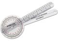 Goniometer 8 Inch Physiotherapy & Occupational Therapy Tool for Measuring Joint Range of Motion - 360 Degree Universal. 