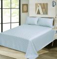 Jacquard Bedsheet Set - Bed Sheets with Pillowcase - DOUBLE/QUEEN BED (96 x 94 Inches). 