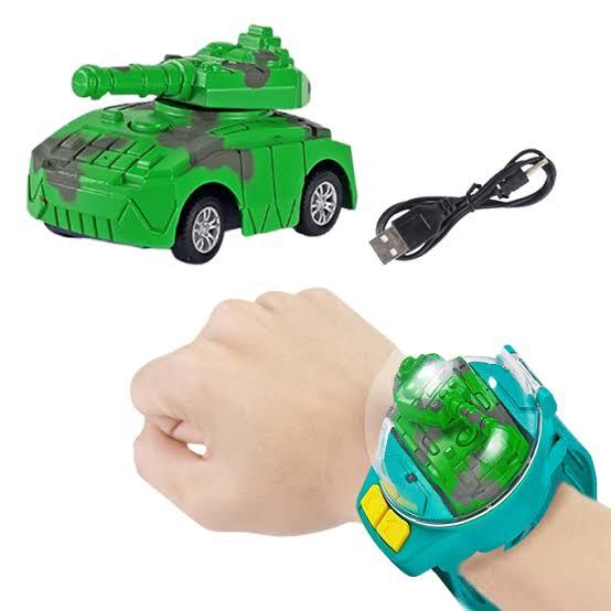 RC Watch Car Toy – Rechargeable Mini Remote Control Wrist Racing Car – USB Charging, s, Fast Speed, Fun Play for Kids, Boys & Girls – Smart Hand Watch with Car, Best Gift for Kids, Durable & weight – Remote Control Car with Wristband