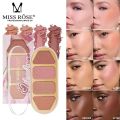 Miss Rose Premium Island Hottie 4 Color Blusher Palette. 