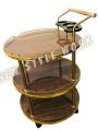 Wooden Tea Trolley for Serving - Table Trolley with Wheels | Tea Trolley Wooden | Serving Trolley for Homes & Kitchen. 