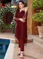 Fashion Vista Sequence Embroidered Net Unstitched 2 Piece Suit for Girls/Women - New Design Trendy Party Wear. 