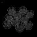 Tea Light Clear Plastic Cups: 20 Cups, Round Shapes Polycarbonate Tealight Cups. 