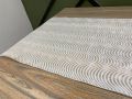 Cream color Vinyl Plastic Table runner sheet. 