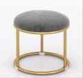 Saas Flow sitting stool sofa chair ottoman stool with metal legs Ottoman pouffes sitting sofa chair for  living room home Furniture. 