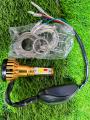 bike led headlight 4 IN 1 WARM/WHITE/YELLOW/blue +flasher  FOR HONDA 70 AND HONDA 125 AND ALL BIKES UNIVERSA. 
