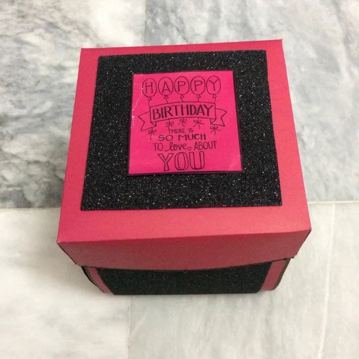 Square%20Explosion%20Box%20-%20Birthday%20Gift%20for%20Lover%20or%20Husband/Wife%20or%20Fiance%20-%20Shocking%20Pink%20and%20Black%20Colour%20-%20Image%203