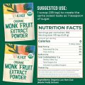 Organic Pure Monk Fruit Sweetener, No Erythritol 4oz, 100% Monk Fruit Extract Organic Powder for Keto and Paleo Diet, No Aftertaste, Zero Calories, Zero Carbs, Pure Monk Fruit Powder, 365 Servings. 
