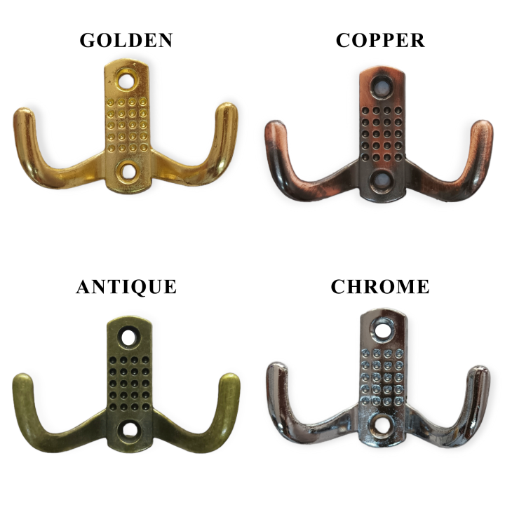 Curtain tie hook, tieback holder, curtain hold back tie, belt hook, fancy hanging hook, heavy duty, durable, material metal, color coated, big size, dots fancy design