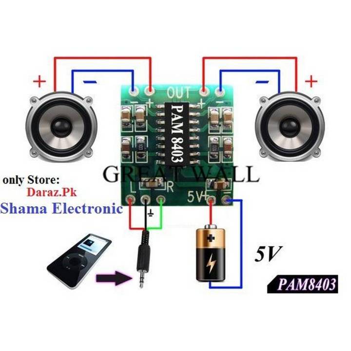 Audio kit 5V-Bofer 5V Audio Speakers kit