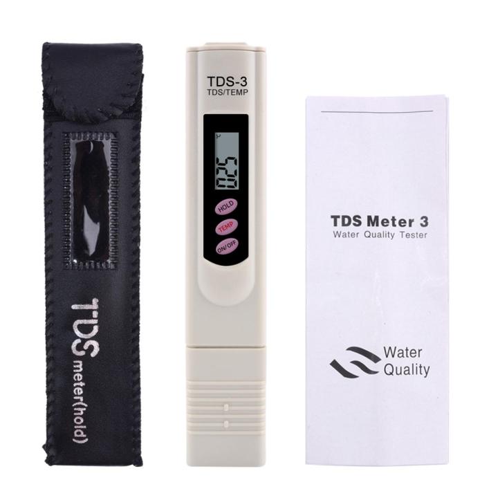 TDS Meter, Water Quality Tester Filter Pen, Accuracy Testing for Drinking Water Purity Test, Swimming Pools, Aquariums, Etc.