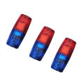 (New) red & blue LED Houlder warning light Houlder clip light anitation worker afety patrol alarm Flah ignal Trobe lamp-vintage choice. 