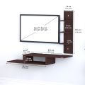 Wooden TV Unit/TV Stand/Wall Mounted TV Unit/TV Cabinet/TV Entertainment Unit (Wenge). 