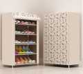 6 Layer Shoe Rack Nonwoven Dustproof Shoes Organizer Shelf with Cover Easy to Assemble Shoe Rack Home Dorm Shoe Cabinet Shoe Racks (6 Layers). 