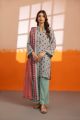 Unstitched Lawn Suits For Women 3 piece Sale. 