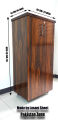 cupboard Brown and Black Made by MDF Sheet. 