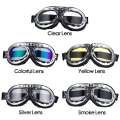 【Atoztide KKK Store】Motorcycle Retro Vintage Goggle Eyewear Goggle Glasses Protection Motocross Scooter Bike. 