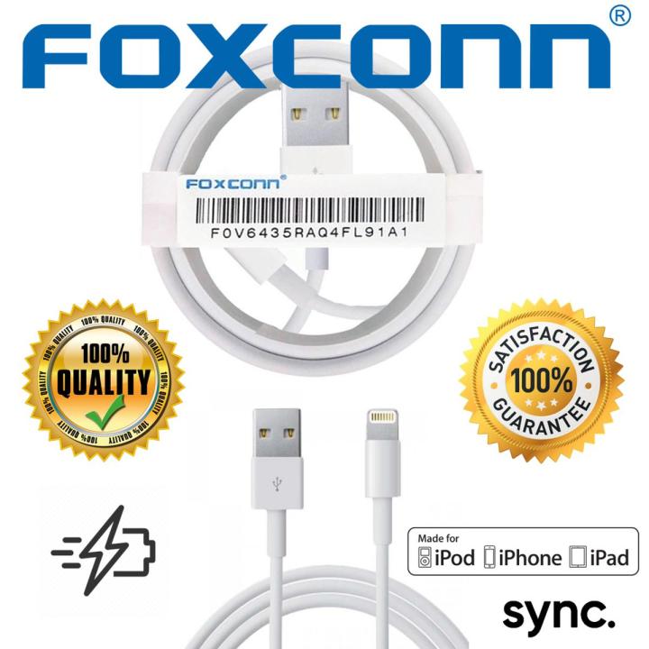 Foxconn® Lightning Cable for Apple iPhone 6/6s/7/7+/8/8+/10/11/12