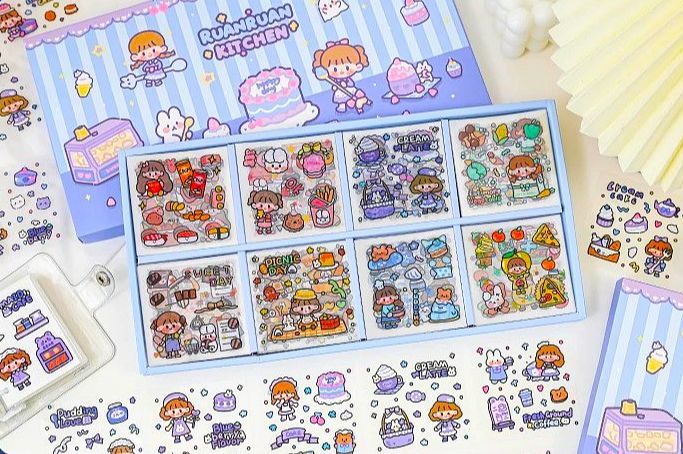 Ezibuystore Waterproof Cute Cartoon Girl Series PET Kitchen Series ...