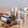 Pack Of 3 Stainless Steel Salt Pepper Seasoning Spice Condiment Shaker Bottle Kitchen Tool. 