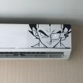 Cartoon Vegeta Dragon Ball Decal Indoor Air Conditioner Self Adhesive Sticker. 