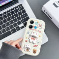 VRQR Wave Edge Phone Case for Infinix Smart 7 7 HD X6515 X6516 Case Cartoon Pattern TPU Tecno Spark Go 2023 POP 7 Pro BF7 BF7n BF7h BF6 Soft Cover. 